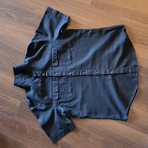 Sean John Black button down shirt. Size L. Men's